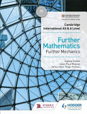 Cambridge International As A Level Further Mathematics Further Mechanics Jeanpaul Muscat