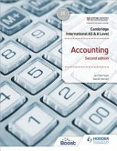 Cambridge International As And A Level Accounting Second Edition 2nd Edition Ian Harrison