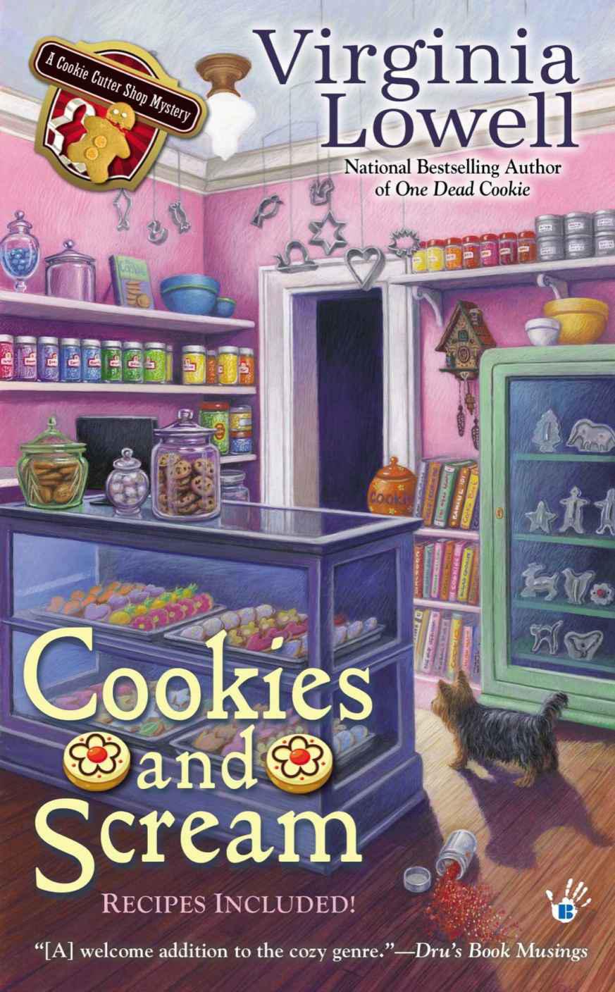 Cookies And Scream A Cookie Cutter Shop Mystery Virginia Lowell