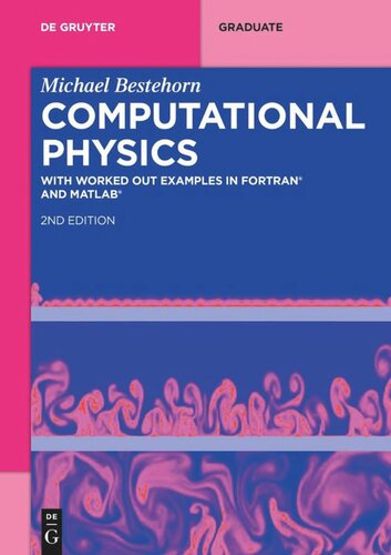 Computational Physics 2nd Edition Michael Bestehorn