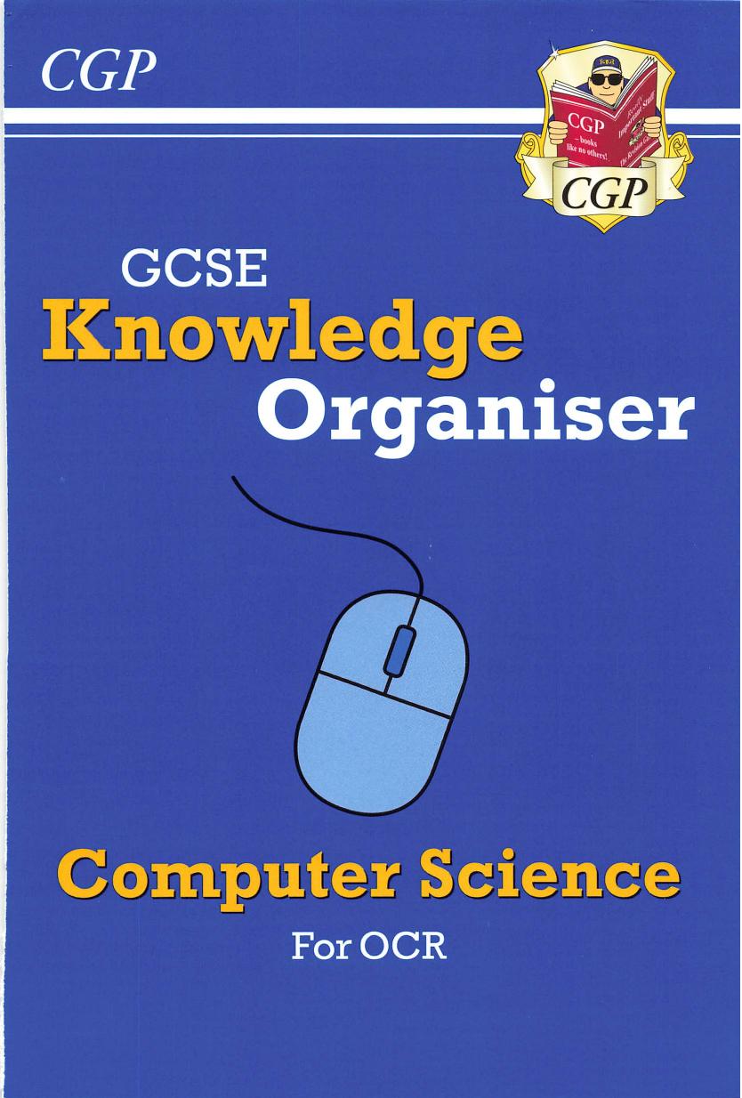 Gcse Ocr Computer Science Knowledge Organiser Cgp Books