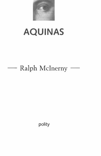 Aquinas Ralph M Mcinerny