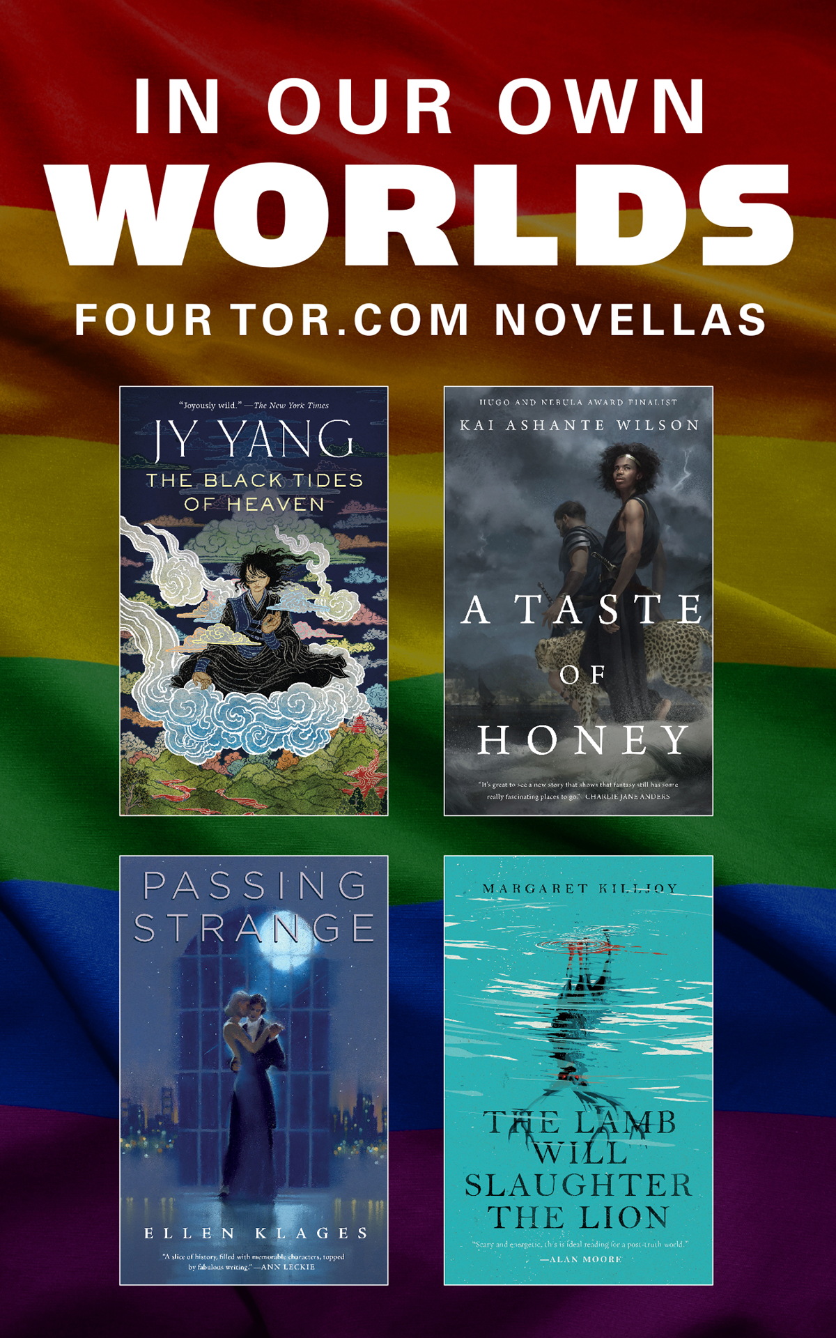 In Our Own Worlds Four Torcom Novellas Margaret Killjoy Ellen Klages Kai Ashante Wilson Jy Yang