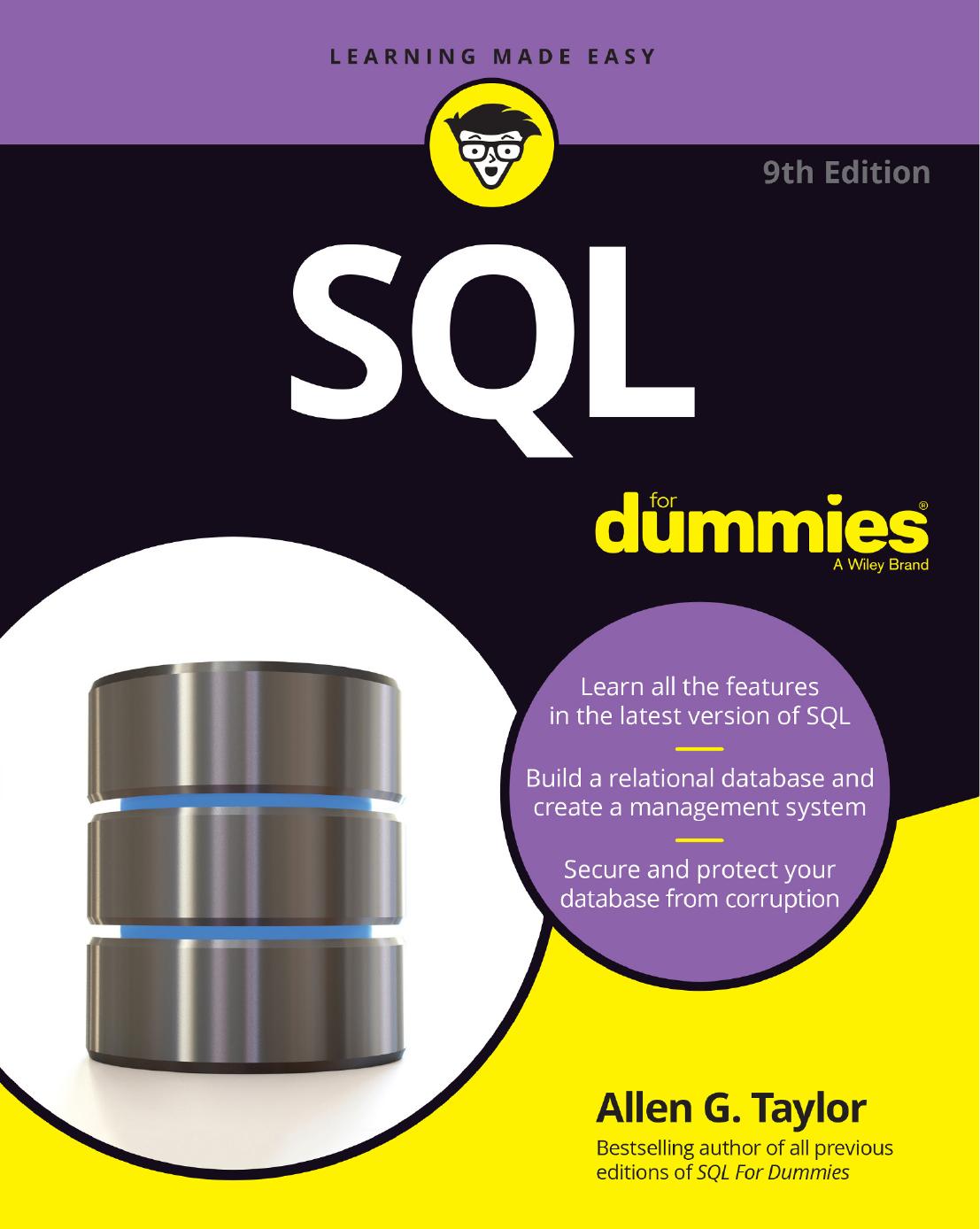 Sql For Dummies 9th Edition Allen Taylor