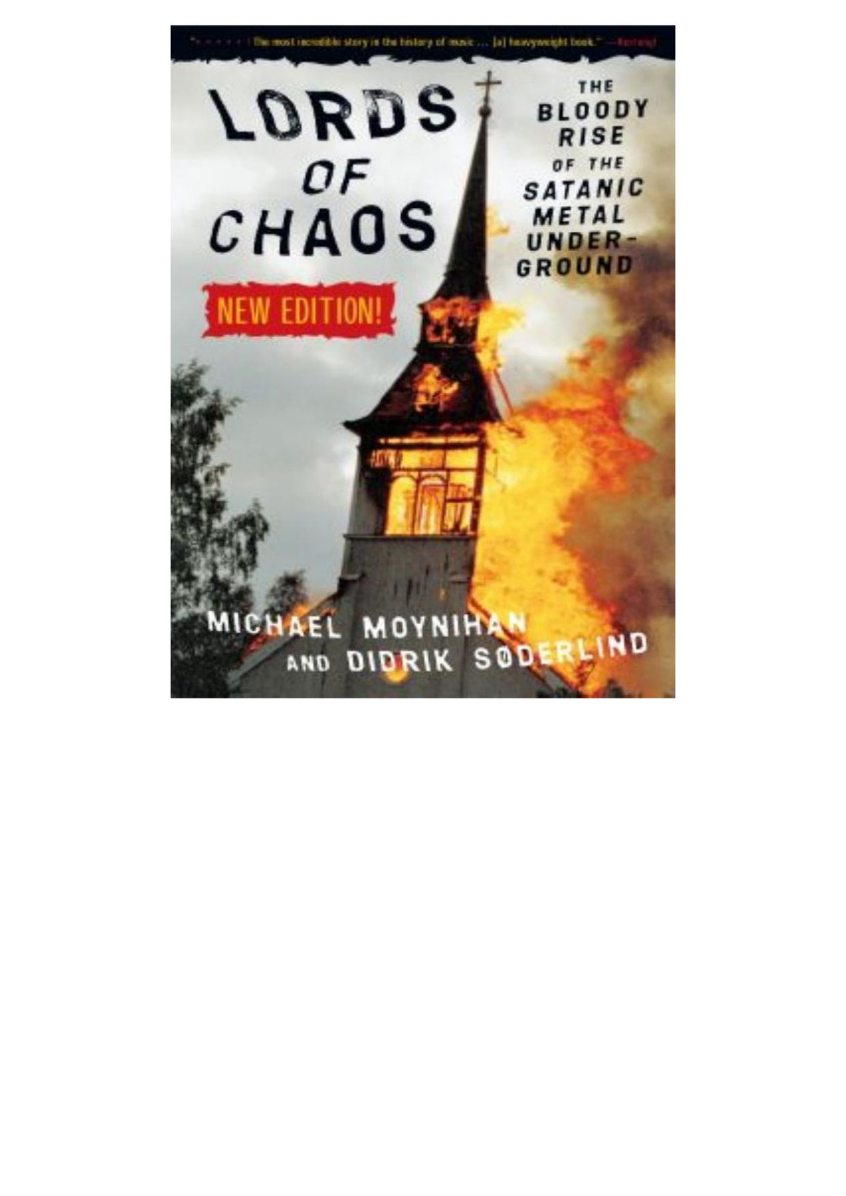 Lords Of Chaos Michael Moynihan