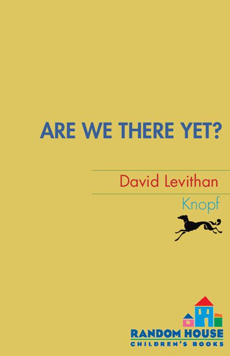 Are We There Yet David Levithan