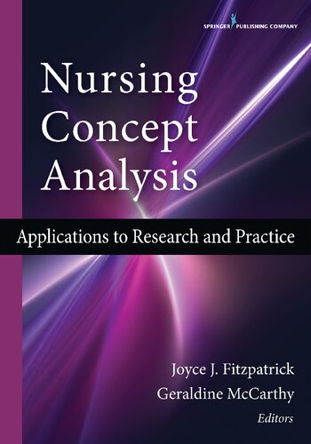 Nursing Concept Analysis 1st Edition Joyce J Fitzpatrick Geraldine Mccarthy