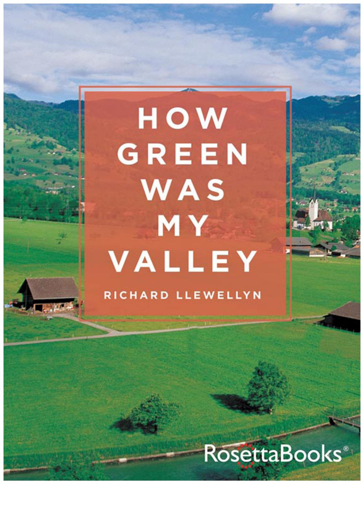 How Green Was My Valley Richard Llewellyn