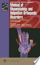 Hospital For Special Surgery Manual Of Rheumatology And Outpatient Orthopedic Disorders Diagnosis And Therapy 5e Nov 8 20050781763002lww Stephen A Paget