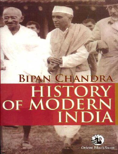 History Of Modern India 2018th Edition Bipan Chandra