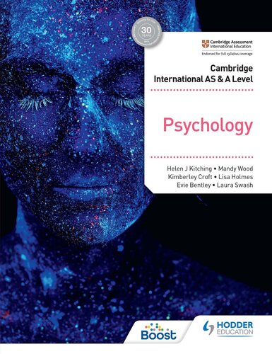 Cambridge International As A Level Psychology Swash Wood Croft Holmes Bentley And Laura Swash And Laura Swash Laura Swash Swash Helen J Kitching