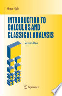 Introduction To Calculus And Classical Analysis Omar Hijab