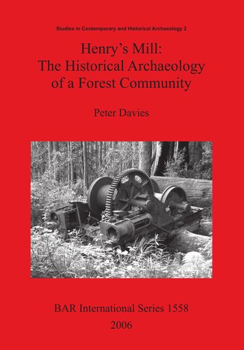 Henrys Mill The Historical Archaeology Of A Forest Community Life Around A Timber Mill In Southwest Victoria Australia In The Early Twentieth Century Peter Davies