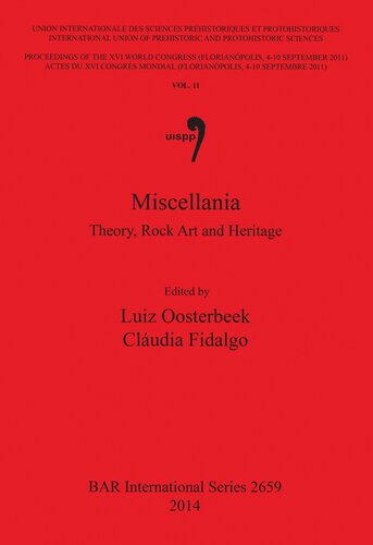 Miscellania Theory Rock Art And Heritage Lus Oosterbeek Cludia Fidalgo