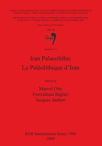 Iran Palaeolithic Le Palolithique Diran Vol 28 Session C15 Marcel Otte
