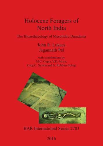 Holocene Foragers Of North India The Bioarchaeology Of Mesolithic Damdama John R Lukacs