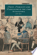 Print Publicity And Popular Radicalism In The 1790s Jon Mee
