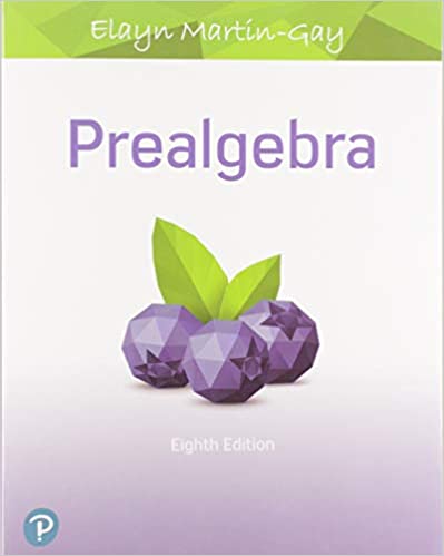 Prealgebra 8th Elayn Martingay