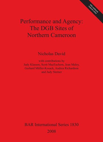 Performance And Agency The Dgb Sites Of Northern Cameroon Nicholas David