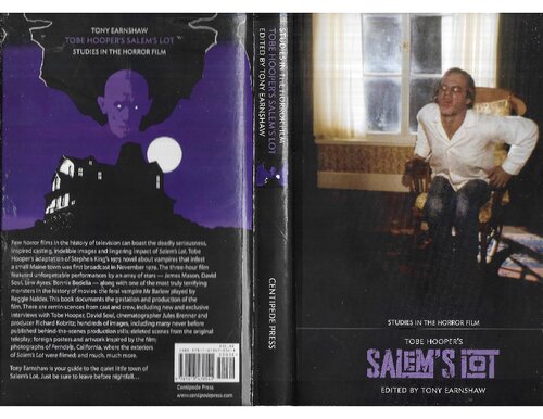 Studies In The Horror Film Tobe Hoopers Salems Lot 1st Edition Tony Earnshaw