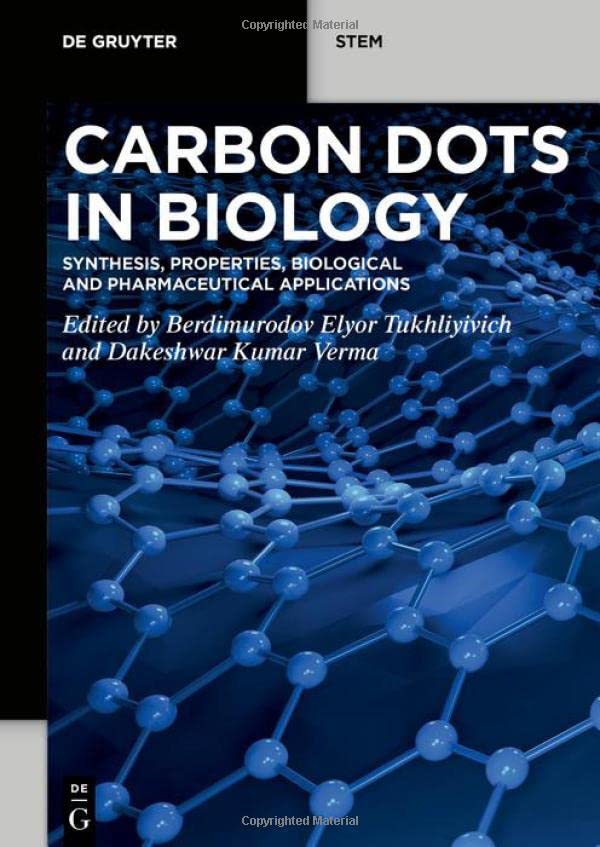 Carbon Dots In Biology Synthesis Properties Biological And Pharmaceutical Applications Dakeshwar Kumar Verma