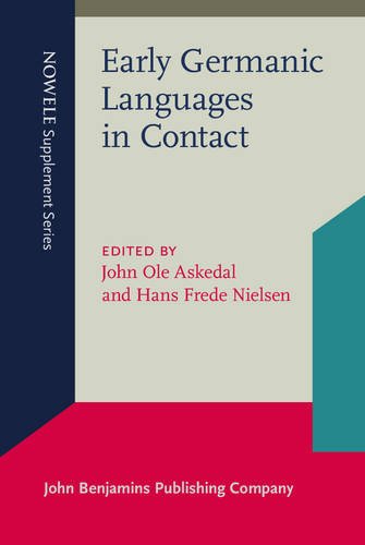 Early Germanic Languages In Contact Supplement John Ole Askedal