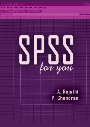 Spss For You A Rajathi P Chandran
