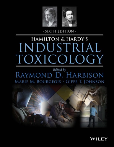 Hamilton And Hardys Industrial Toxicology 6th Edition Raymond D Harbison