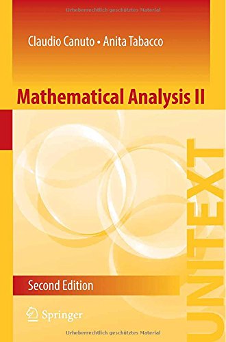 Mathematical Analysis Ii 2nd Edition Claudio Canuto Anita Tabacco Auth