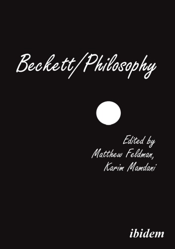 Beckettphilosophy Matthew Feldman Karim Mamdani Alexander Gungov
