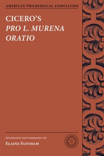 Ciceros Pro L Murena Oratio 1st Edition Elaine Fantham