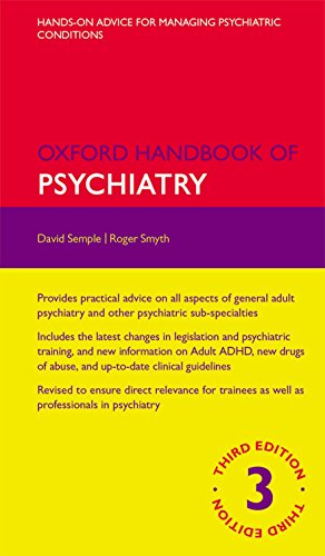 Oxford Handbook Of Psychiatry 3rd Edition David Semple Roger Smyth