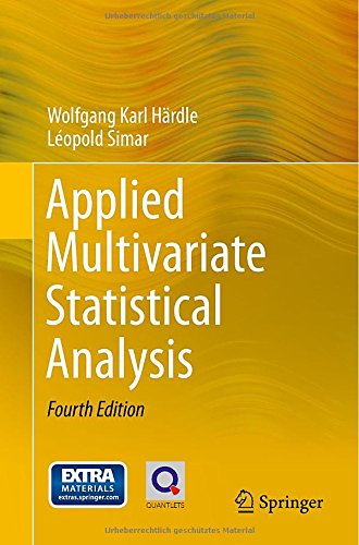 Applied Multivariate Statistical Analysis 4th Edition Wolfgang Karl Härdle