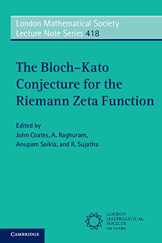 The Blochkato Conjecture For The Riemann Zeta Function John Coates
