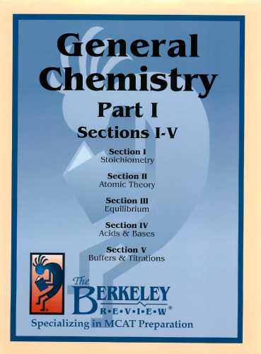 The Berkeley Review Mcat General Chemistry Part 1 The Berkeley Review