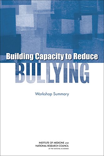 Building Capacity To Reduce Bullying Workshop Summary National Research Council