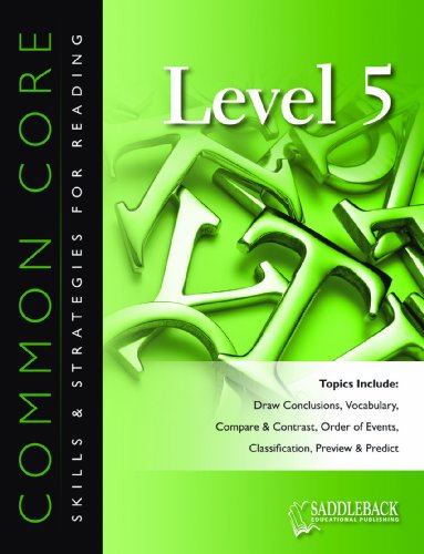 Common Core Skills Strategies For Reading Level 5 Gld Saddleback Educational Publishing