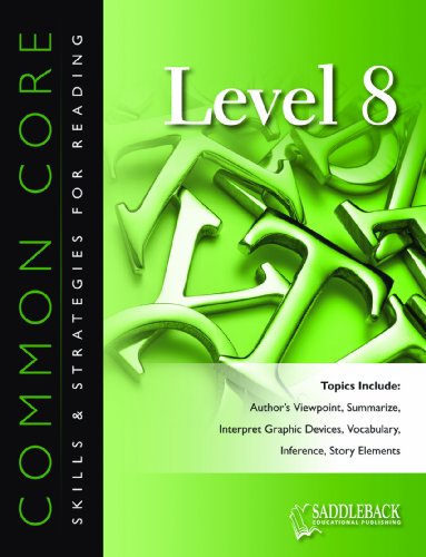 Common Core Skills Strategies For Reading Level 8 Saddleback Educational Publishing