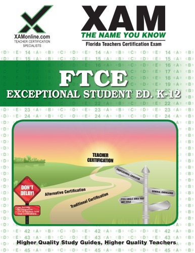 Ftce Exceptional Student Education K12 Teacher Certification Exam Sharon Wynne