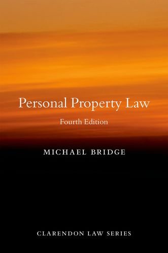 Personal Property Law 4th Edition Michael Bridge