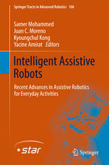 Intelligent Assistive Robots Recent Advances In Assistive Robotics For Everyday Activities 1st Edition Samer Mohammed