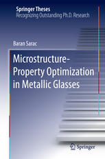 Microstructureproperty Optimization In Metallic Glasses 1st Edition Baran Sarac Auth