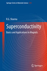 Superconductivity Basics And Applications To Magnets 1st Edition Rg Sharma Auth