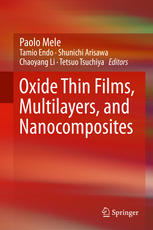 Oxide Thin Films Multilayers And Nanocomposites 1st Edition Paolo Mele