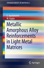 Metallic Amorphous Alloy Reinforcements In Light Metal Matrices 1st Edition S Jayalakshmi