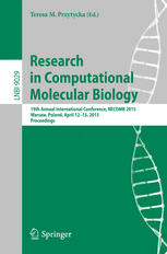 Research In Computational Molecular Biology 19th Annual International Conference Recomb 2015 Warsaw Poland April 1215 2015 Proceedings 1st Edition Teresa M Przytycka Eds