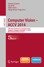 Computer Vision Accv 2014 12th Asian Conference On Computer Vision Singapore Singapore November 15 2014 Revised Selected Papers Part V 1st Edition Daniel Cremers