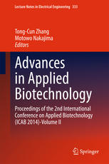 Advances In Applied Biotechnology Proceedings Of The 2nd International Conference On Applied Biotechnology Icab 2014volume Ii 1st Edition Tongcun Zhang