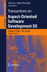 Transactions On Aspectoriented Software Development Xii 1st Edition Shigeru Chiba