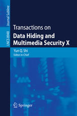 Transactions On Data Hiding And Multimedia Security X 1st Edition Yun Q Shi Eds
